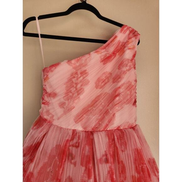 NWT Anthropologie Hutch One-Shoulder Floral Romper Size 6 Mesh #MB423 - Picture 4 of 13